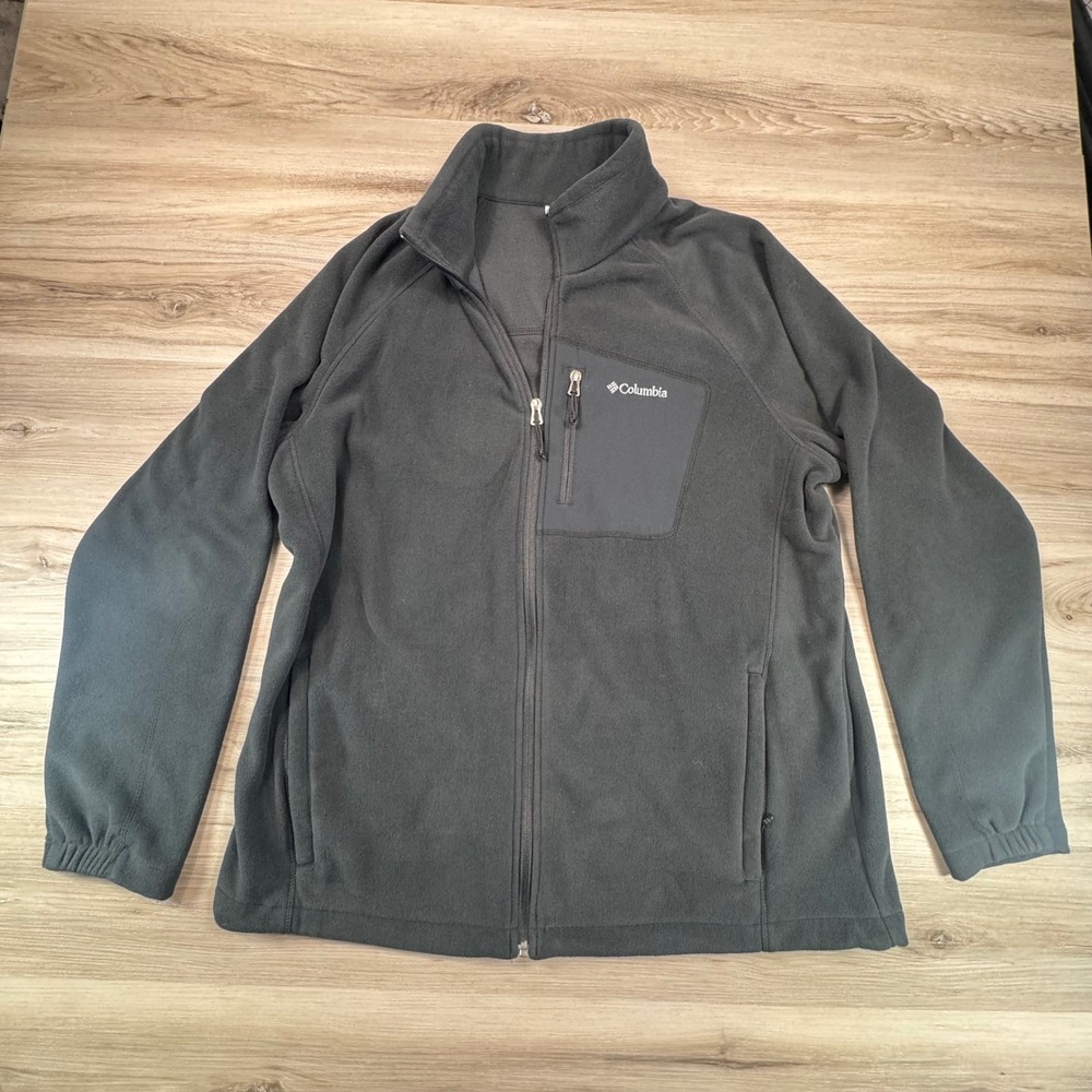 Columbia Men's Full Zip Fleece Jacket Charcoal Gray Outdoor Warm XL Gorpcore
Y2K